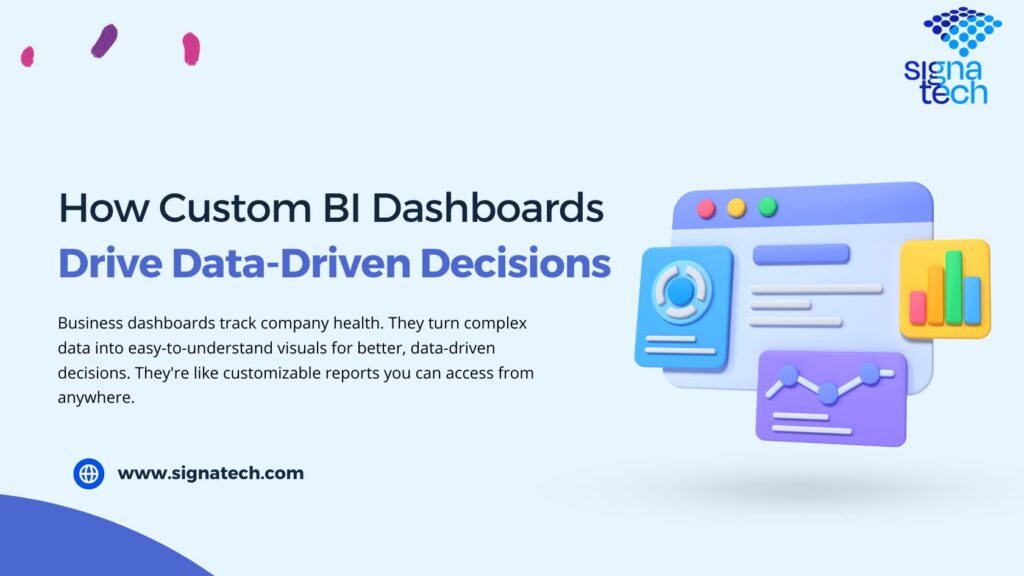 decisions by custom bi dashboards