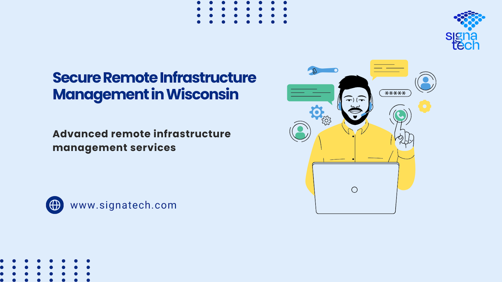 Secure remote infrastructure management services in Wisconsin for businesses